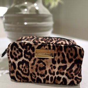 Victoria’s Secret large make up bag Animal Print brand new. 9”x3”x5”